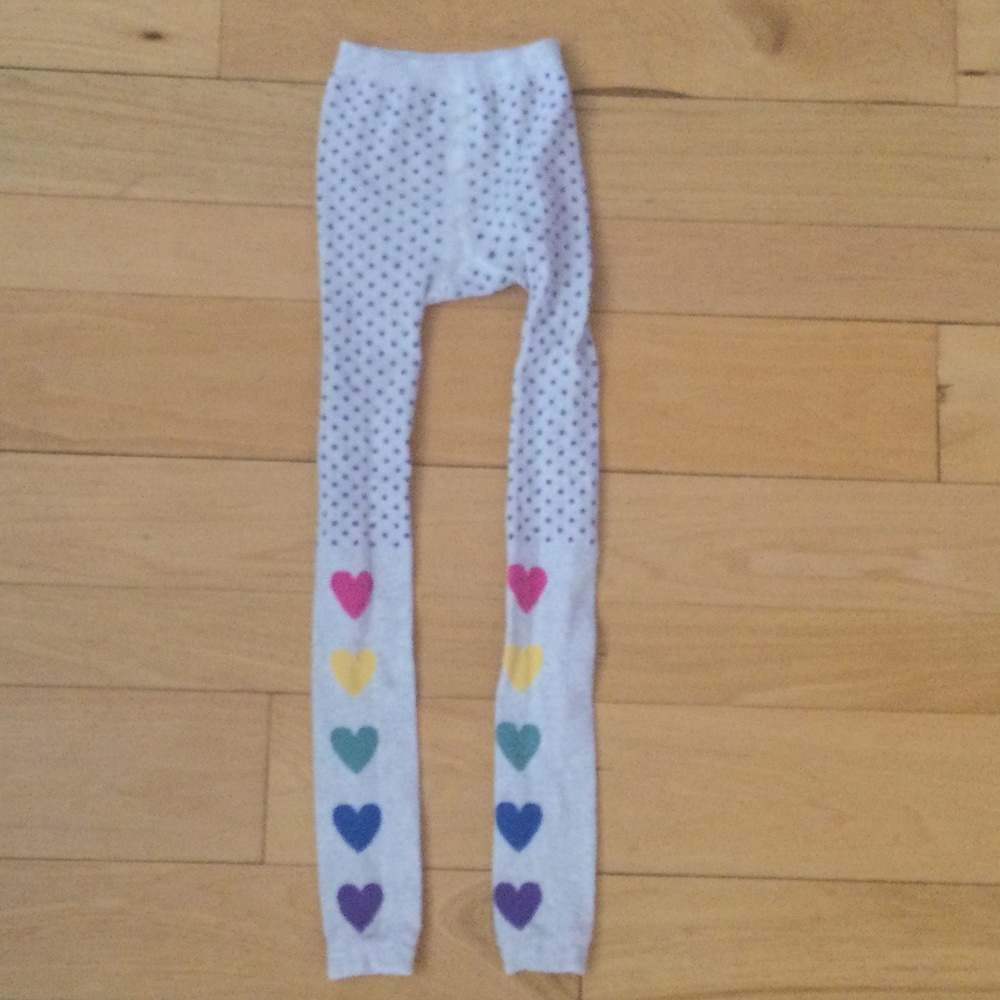 Girls footless tights